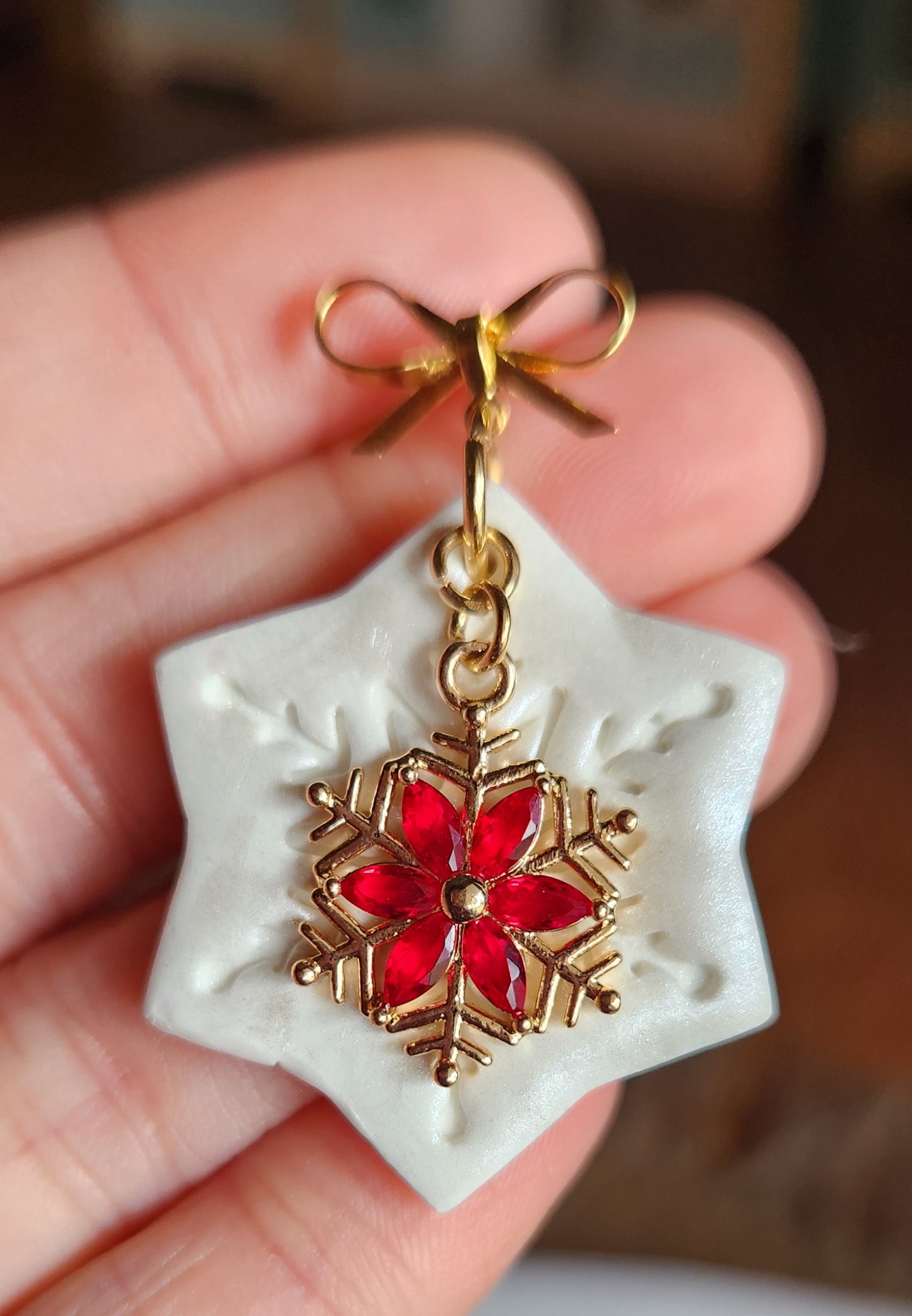 Sparkling Snowflake Dangle