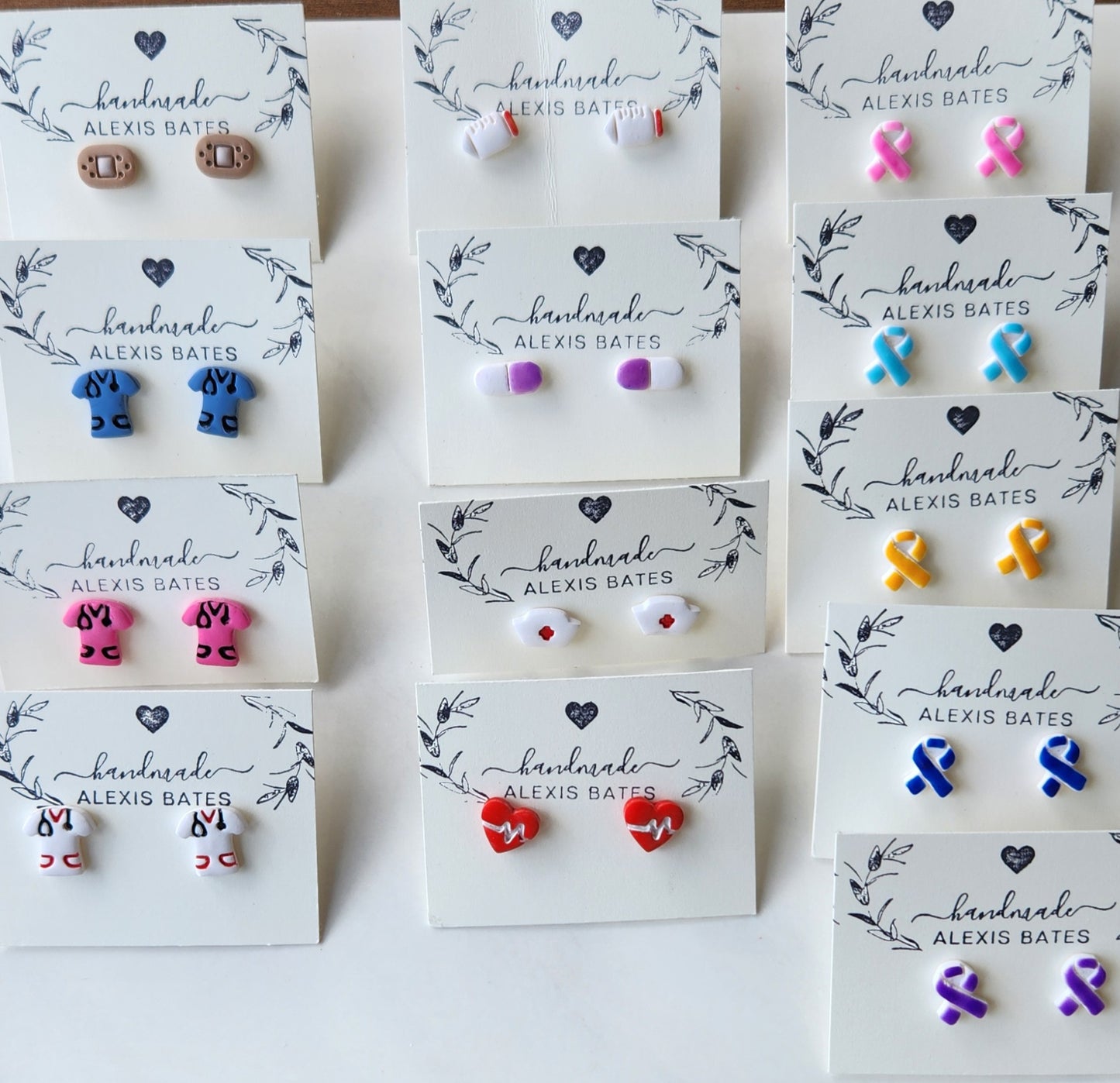 Healthcare Themed Studs (1 pair)