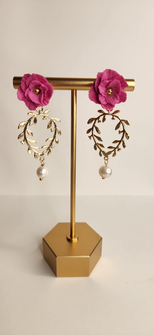 Gold Vine Dangles