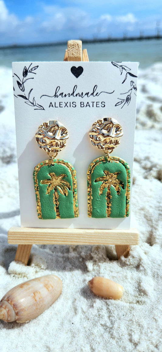 Green Palm Dangle